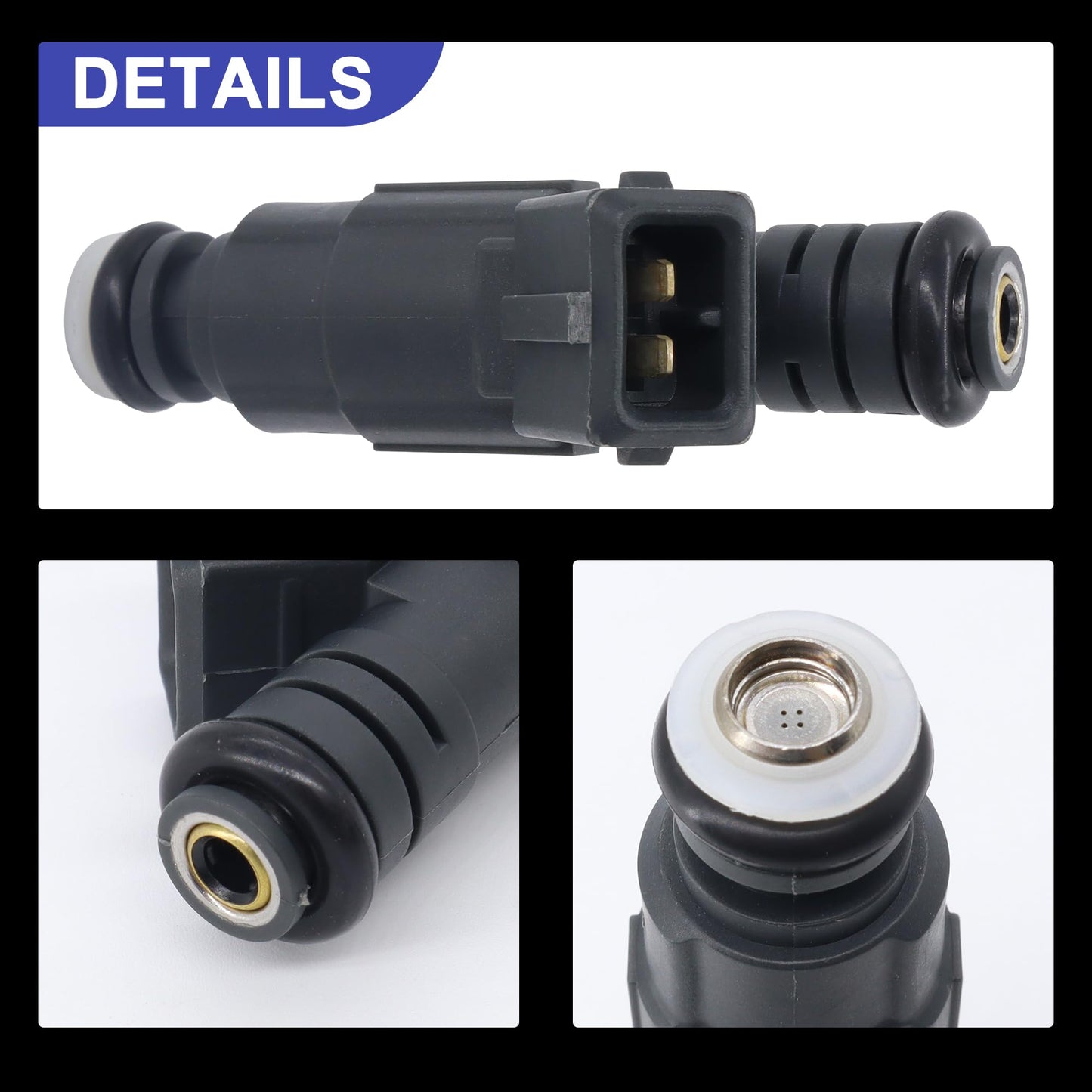 HiSport 8 Fuel Injectors 0280155931 Compatible with GM Cadillac Chevrolet Pontiac Cts V Camaro Corvette Z06 Firebird Gto 5.7L 1997-2005,VIN G & S