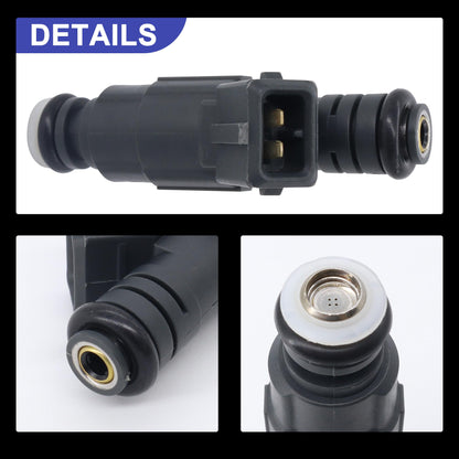 HiSport 8 Fuel Injectors 0280155931 Compatible with GM Cadillac Chevrolet Pontiac Cts V Camaro Corvette Z06 Firebird Gto 5.7L 1997-2005,VIN G & S