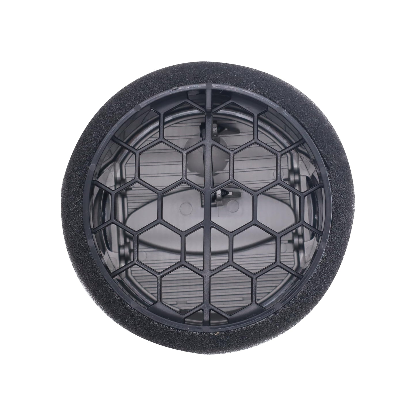 HiSport DC3Z19893BA Dashboard AC Heater Air Vent Duct Chrome - Compatible with Ford F250 F350 F450 F550 2011-2016