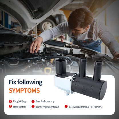 HiSport Evap Vapor Canister Purge Solenoid Control Valve 14930-1KC0A - Compatible with NISSAN JUKE NOTE SENTRA VERSA - replaces 149301KC0A 149301KC1A