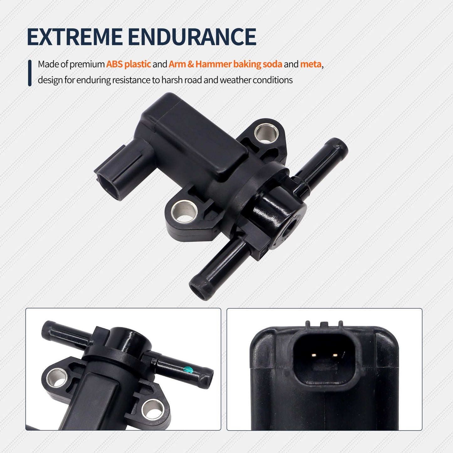 HiSport 14930-7s000 Vapor Canister Purge Solenoid Valve - Compatible with Nissan Armada Titan Pathfinder Xterra Frontier NV1500 NV2500 NV3500 2004-2016 Infiniti QX56 2004-2010