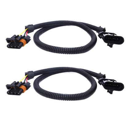 HiSport 4 Pin 4-Way Header Extension Wiring Sensor 24" Harness 2 PCS for O2 Sensor Compatible with Camaro Firebird Corvette Ls1 Ls6 Lt4 O2
