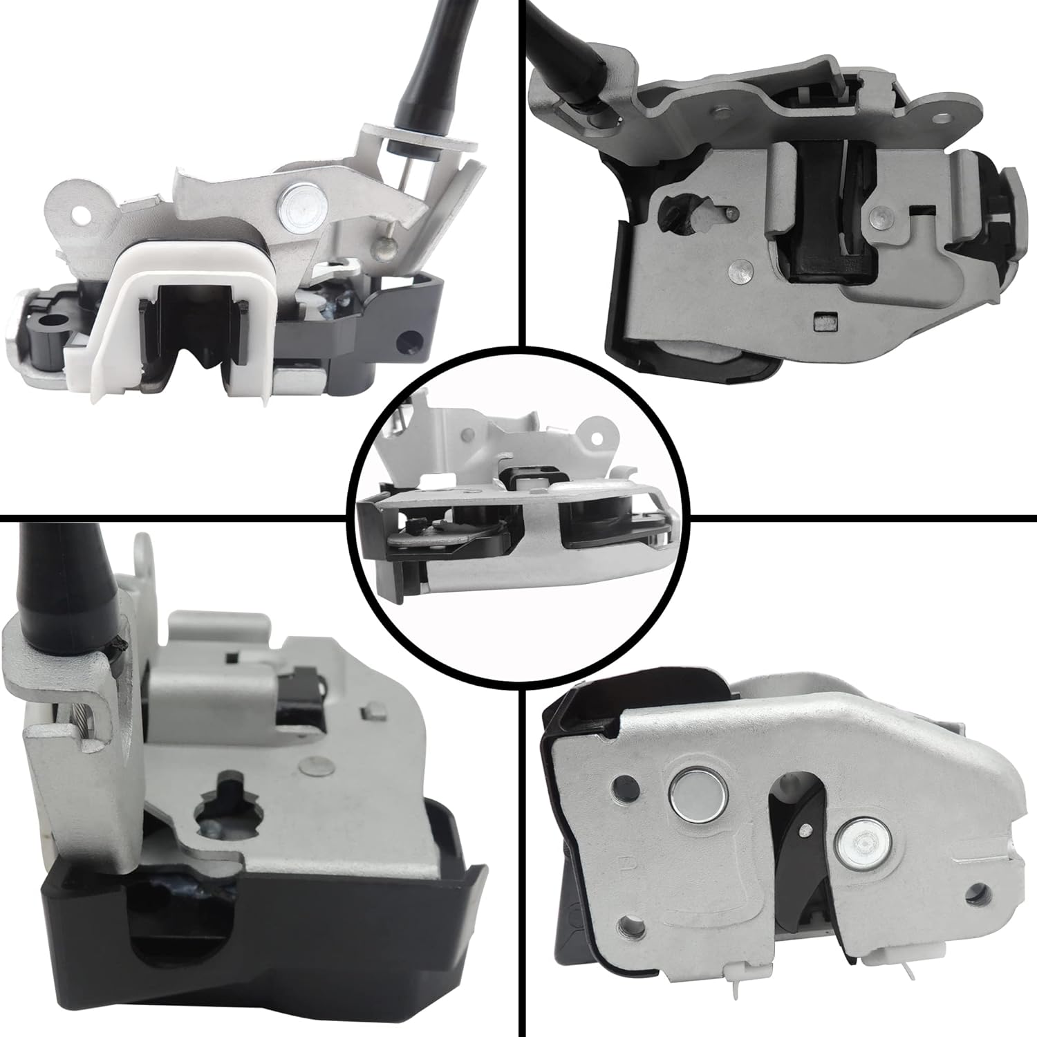 HiSport Right Rear Door Lower Latch 6L3Z-18264A00-C - Compatible with 1997-2004 Ford F150, F250, HD Extended Cab Lower Passenger Side OEM Quality