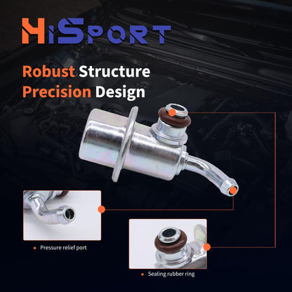 HiSport Fuel Injection Pressure Regulator PR4016 Replacement for Kia Rio 2005-2011 Rio5 Optima 2006-2011 Magentis for Hyundai Sonata Accent 2006-2011