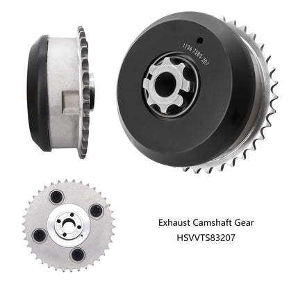 HiSport VVT Intake & Exhaust Camshaft Adjuster Sprocket Gears - Compatible with BMW 128i 135i 325i 328i 330i 335i 435i 525i 525xi 528i 528xi 530i 530xi 535i 640i 740i - Replace 11367583207 11367583208