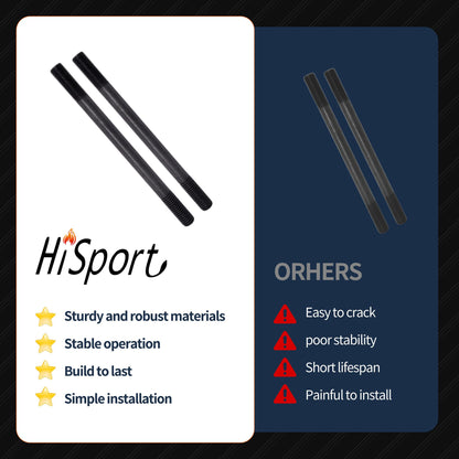 HiSport Cylinder Gasket Head Stud Bolt Kit 247-4202 - Compatible with Ram 2500 3500 Dodge Ram 2500 Ram 2500 Ram 3500 Ram 3500 1998-2022 5.9L 6.7L 24V Diesel 12-Point