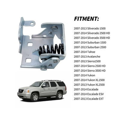 HiSport 20969645 Lower Door Hinge Front Left Driver Side Compatible with Cadillac Escalade Base 2007-2014, Chevrolet Chevy Avalanche 2007-2012, GMC Sierra 1500 Hybrid 2009-2013