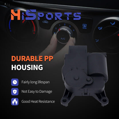 HiSport 5Q0907511A HVAC Heater Blend Door Actuator - Compatible with Audi Q2 Quattro A3 Quattro A3 Sportback RS3 S3 TT RS TTS Quattro | Volkswagen Atlas Teramont Tiguan e-Golf Golf 2013-2019