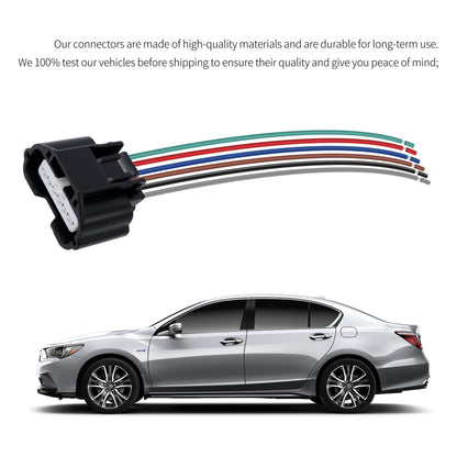 HiSport 74-50036 Mass Air Flow MAF Sensor Connector Compatible with Nissan 350Z 2003-2008, NV1500 2012-2014, Infiniti EX35 EX37 FX35 FX37 FX45 FX50 G25 G35 G37 JX35 QX50 QX56, Suzuki Equator 2009-2012