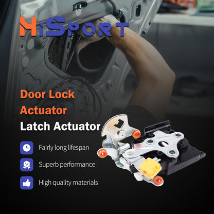 HiSport Door Latch Assembly LH Left Driver Front 15111447 Replacement for Buick Cadillac Chevy GMC Sonoma S10 Pickup Caprice Deville Roadmaster Cruiser