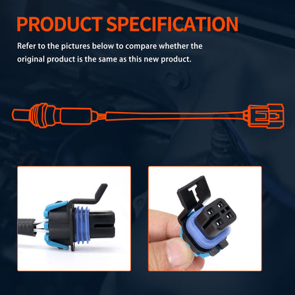 HiSport 3883724 O2 Oxygen Sensor - Compatible with LS Mercedes Mercruiser Volvo Penta 4.3L 4.5L 5.0L 5.7L 8.1L 8.2L - Replace 710-8M2003959 8M2003959