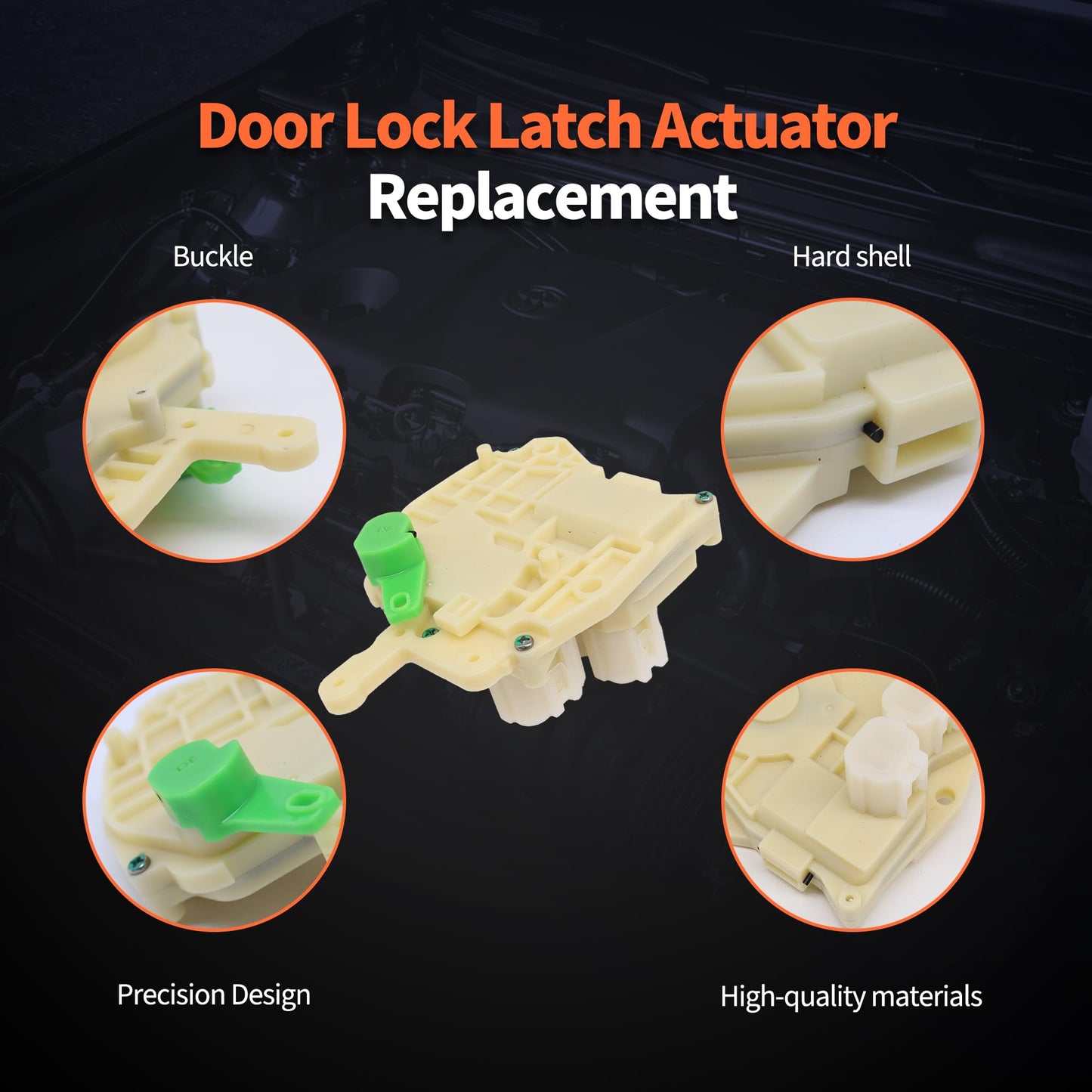 HiSport Rear Tailgate Boot Lock Latch Catch Actuator 72115S5AA01 Compatible with Honda CRV 2001-2006 Beige Plastic Metal