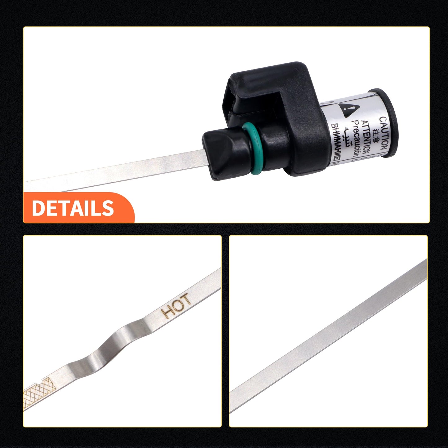 HiSport Transmission Oil Level Dipstick - Compatible with Nissan Altima Rougue 2.5L Replacement 31086-JA00A