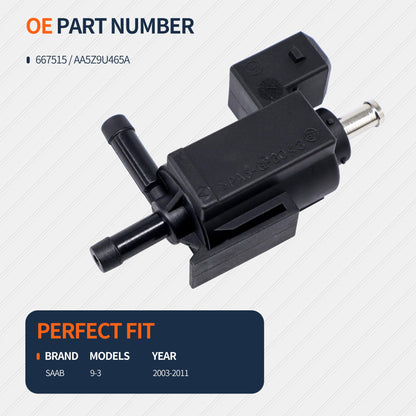 HiSport Turbo Boost Control Valve 55354158 - Compatible with Saab 9-3 2003-2011 2.0L 2.8L - Replaces 700326030 12791173 5860854