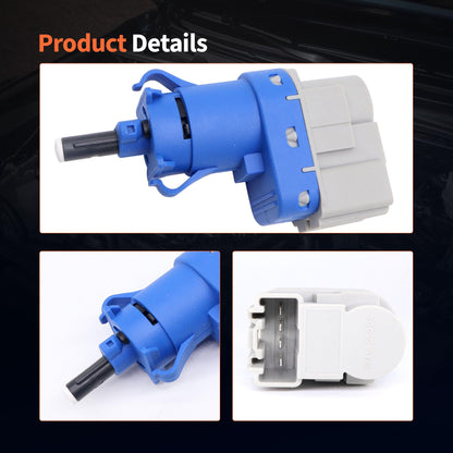 HiSport 4 Pin Brake Light Switch 4838697 Compatible with Ford Lincoln Mazda Mercury Volvo 8T4T-9G854-AA BN7N-66-490 31264377