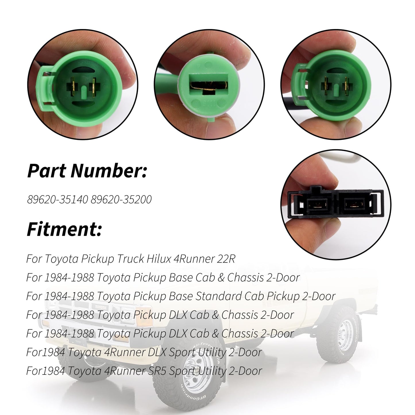 HiSport Ignition Control Module Igniter Assy - Compatible with Toyota 4Runner 1984,Pickup 1984 1985 1986 1987 988 Replacement for 8962035200 89620-35140