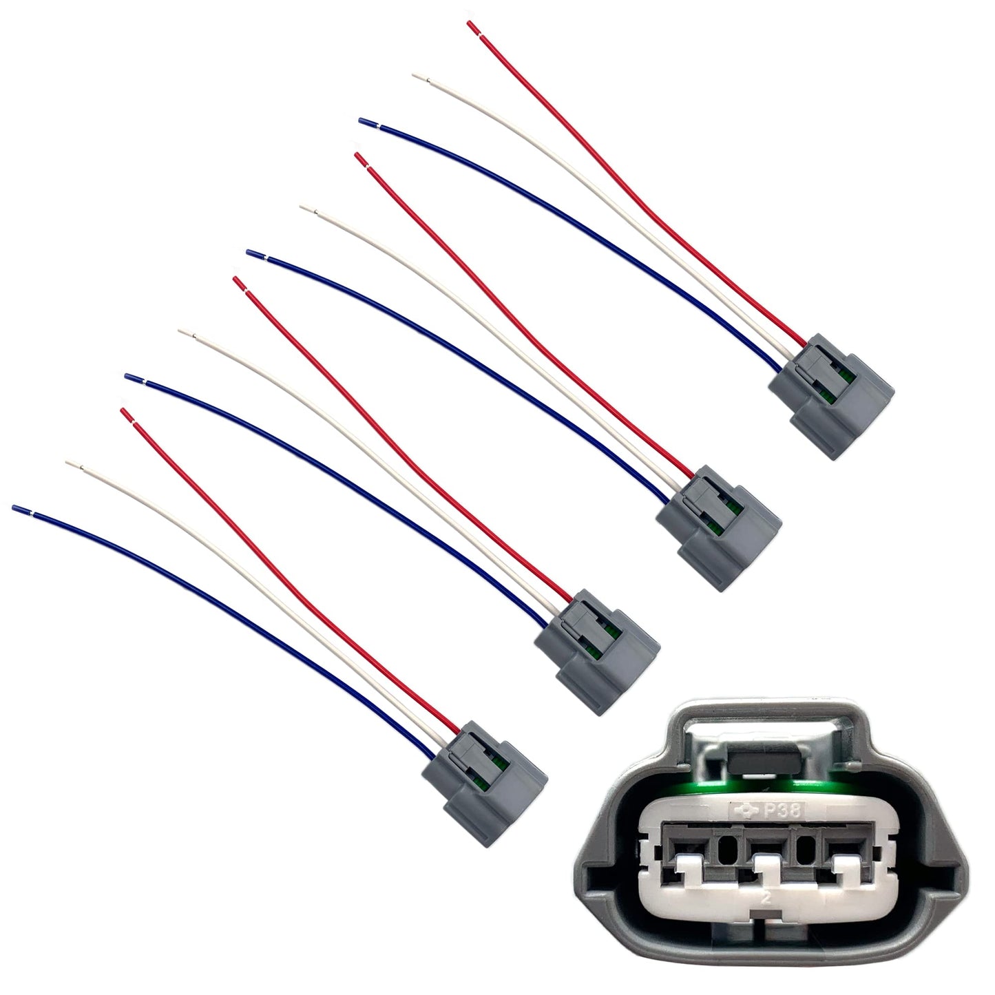 HiSport Ignition Coil Repair Plug Connector Pigtall Compatible with Nissan Altima Sentra 4 PCS