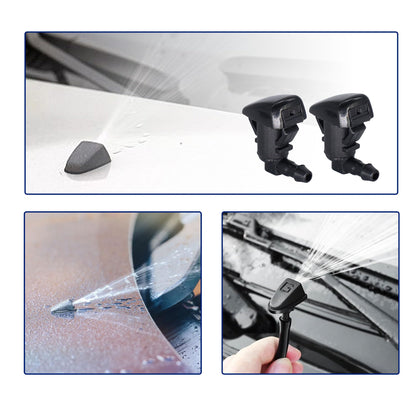 HiSport Windshield Washer Nozzle - Compatible with Ford Focus 2008-2011 Edge 2007-2010 Lincoln MKX 2007-2010 - Replace 7T4Z-17603-A-JET 8S4Z-17603-AA