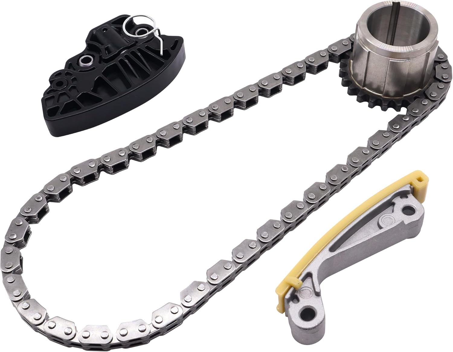 HiSport Engine Timing Chain Kit - Compatible with Jeep Commander Grand Cherokee Chrysler 300 Aspen Dodge Challenger Charger Durango Ram 1500 2500 3500 Ram 1500 2500 3500 4500 5500 5.7L 6.4L - 9-0750S