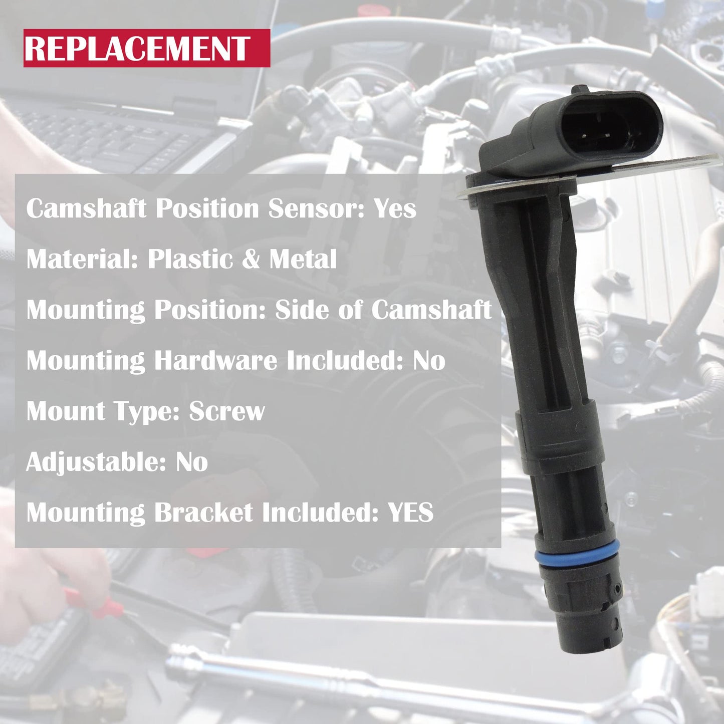 HiSport 12561211 Camshaft Position Sensor - Compatible with 1999-2007 Chevy Express Silverado Suburban Tahoe GMC Envoy Yukon Savana Sierra Cadillac Escalade Hummer H2 Pontiac - Replaces 213-363