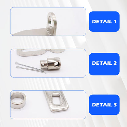 HiSport Bracket and Lever Kit - Automatic Transmission Shifter Cable Bracket Kit Compatible with GM TH400 TH350 TH250 200-4R 4L80E 4L85E