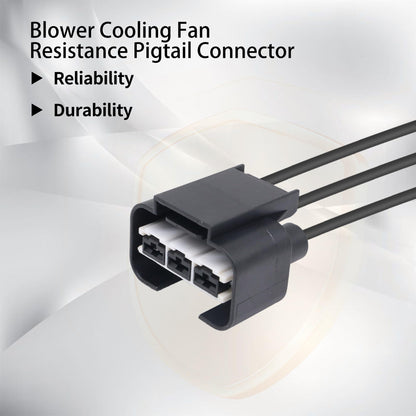 HiSport WRK4K-MA59 Blower Cooling Fan Resistance Pigtail Connector - Compatible with Kia Optima 2014-2019 Sedona 2014-2018