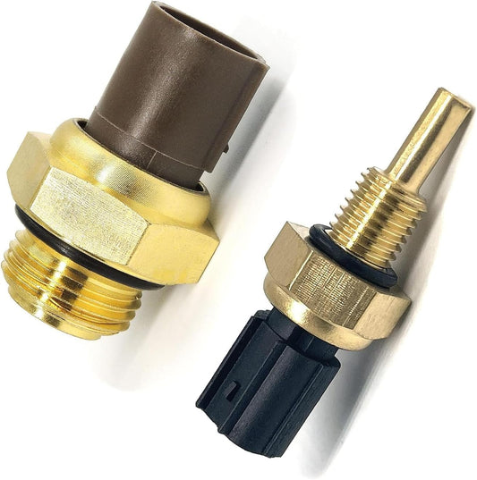 HiSport Engine Coolant Temperature Sensor 37870-PLC-004 & Engine Coolant Temperature Sensor/Radiator Coolant Thermo Fan Switch 37760-P00-003