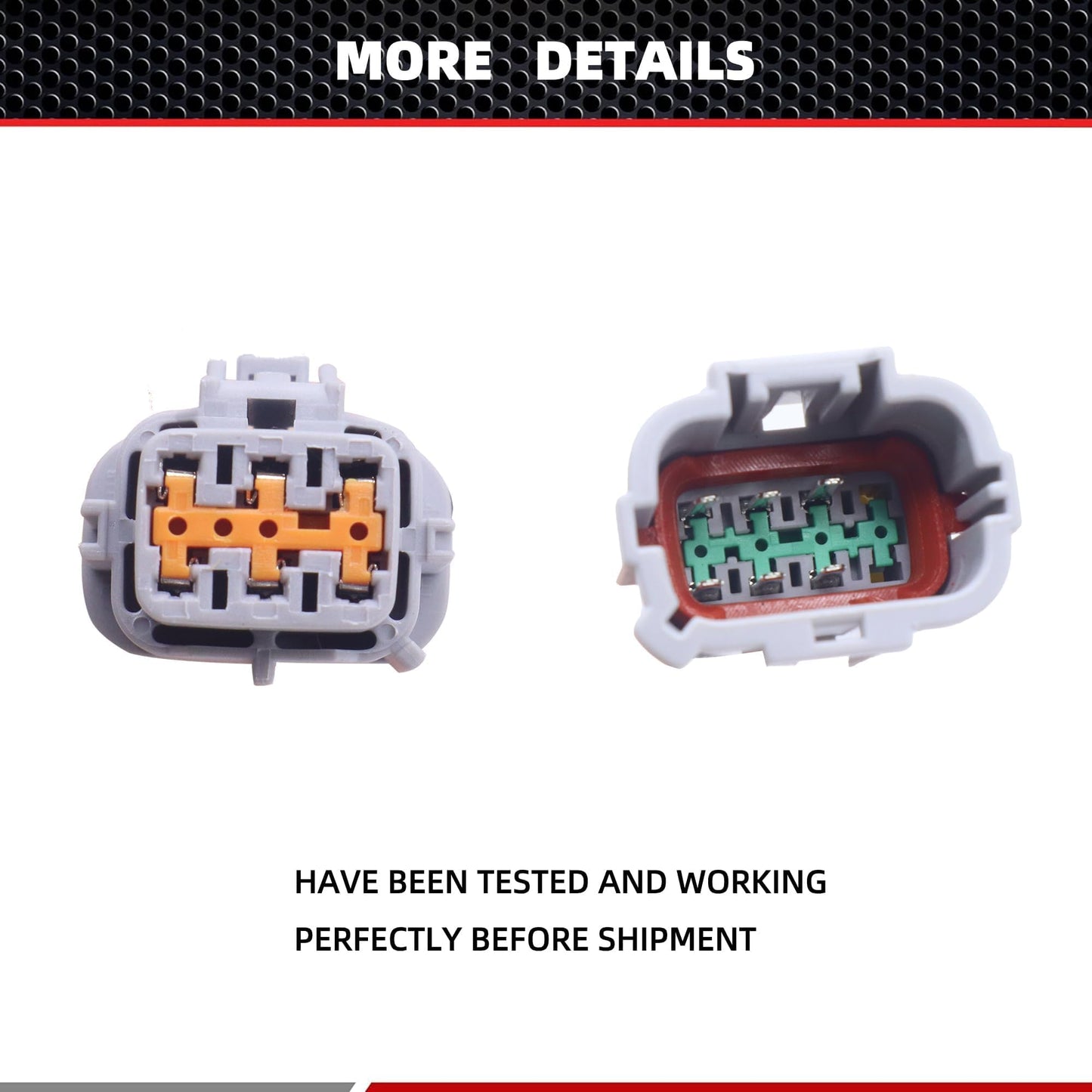 HiSport 2PCS Headlight Conversion Adapters Compatible with Nissan 350z 2003 2004 2005 HID Wiring 8 to Halogen 6