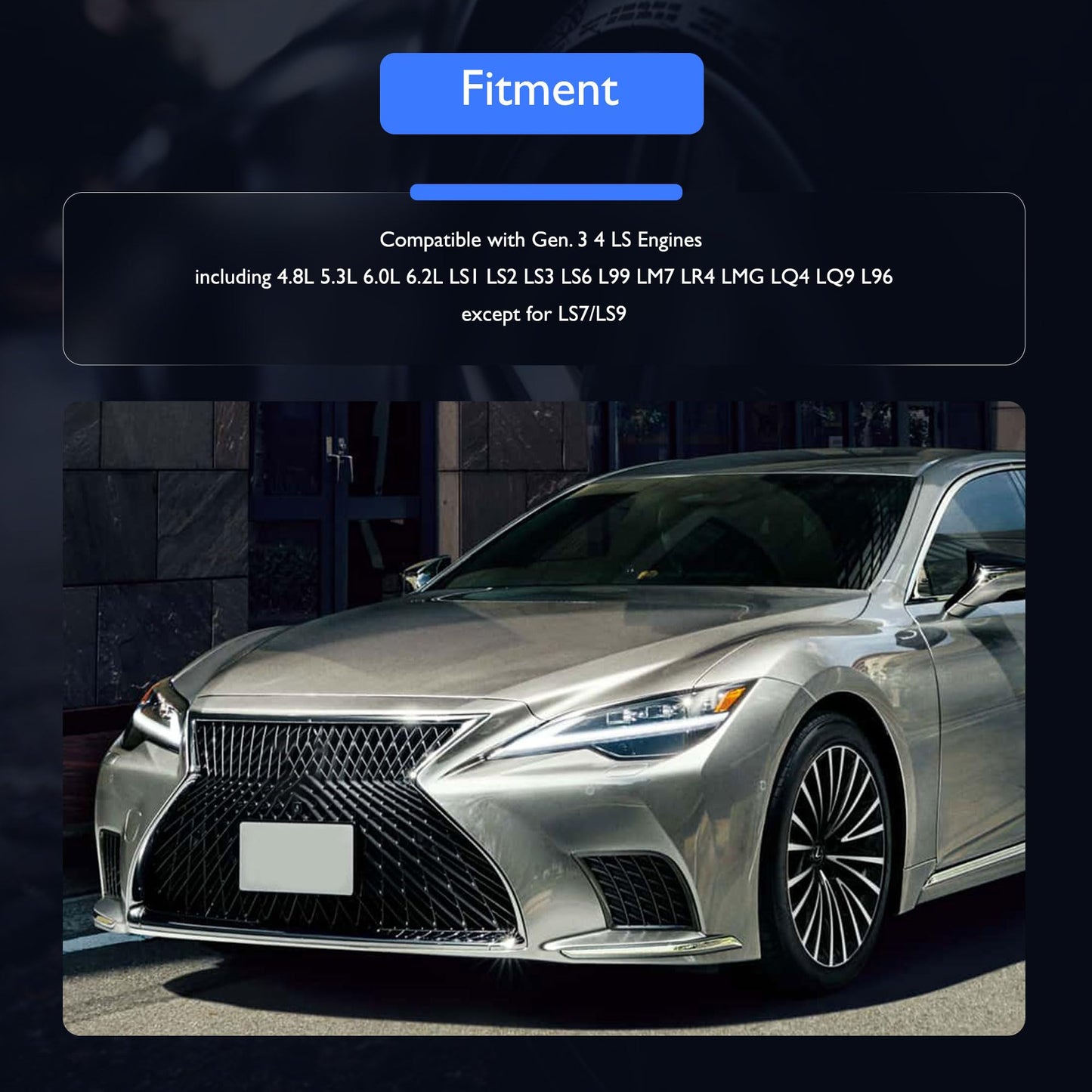 HiSport Engine Cylinder Head Bolt - Compatible with Gen. 3 4 LS Engines Only Except for LS7/LS9. 4.8L 5.3L 6.0L 6.2L LS1 LS2 LS3 LS6 L99 LM7 LR4 LMG LQ4 LQ9 L96 - Replace 12557840