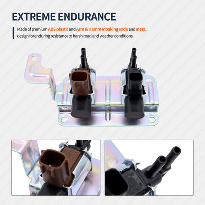 Hisport 4M5G-9A500 Intake Manifold Vacuum Runner Solenoid Valve Compatible with Maz-da 3 5 6 CX-7 K5T46597 Replaces K5T81777 K5T46597 LF82 1627 LF82 8112 LF8218741 LF82-18-741