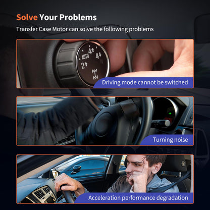 HiSport 600-571 Transfer Case Motor - Compatible with Ford Expedition 2012 2013 2014 2015 2016 2017 F-150 2012 2013 2014 - Replace 48256