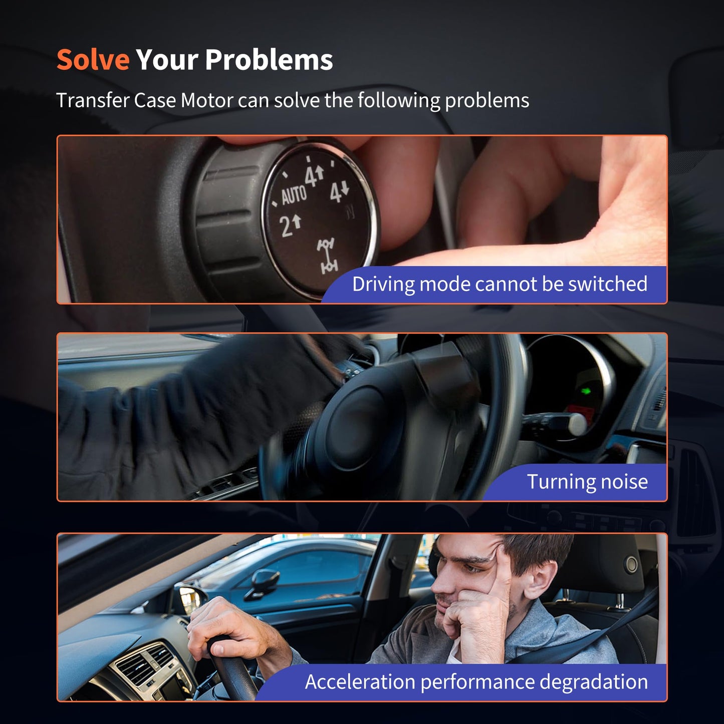 HiSport 600-932 Transfer Case Motor - Compatible with BMW X3 2004-2012 X5 2003-2010 X6 2008-2010 - Replace 27107568267