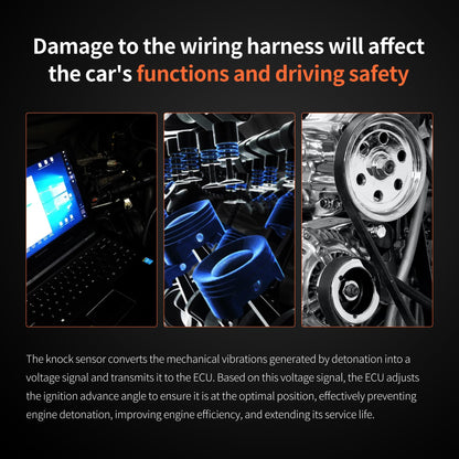 HiSport Knock Detonation Sensor Connector Wiring Harnesses 12051234 12126456 12102621 12146549 Compatible with Acura Buick Cadillac Chevrolet GMC Honda Hummer Isuzu Oldsmobile Pontiac Saturn