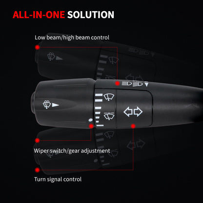 HiSport Turn Signal Switch with 8 Wire Fit for Peterbilt 379 330 337 365 367 384 385 Replace P271067, P27-6221,P276221, TRW 480791 TRW480791 20548AA A0613-002-00