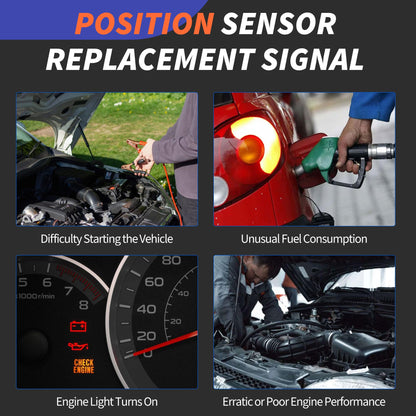 HiSport Automatic Transmission Speed Sensor - Compatible with Hyundai Azera Elantra Entourage Santa Fe Sonata Tiburon Tucson XG300 XG350 | Kia Amanti Forte Forte Koup Sedona - Replace 917-606