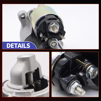 HiSport Starter Motor 17950N Compatible with Dodge Dakota 2006-2010, Durango 2006-09, Ram 1500 Pickup 2006-2010, Ram 1500 2011-2013, Ram Dakota 2011, Replacement for Mitsubishi Raider 2006-2009