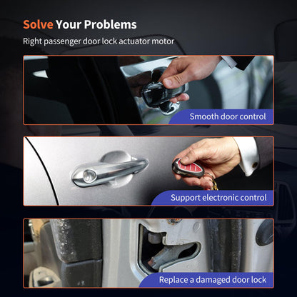 HiSport Door Lock Actuator Front Right Passenger Side - Compatible with Honda Accord 2003-2007 Civic 2001-2005 Acura rsx 2002-2006 Replaces 72115-S6A-J01 72115S6AJ01 72115-S6A-J11