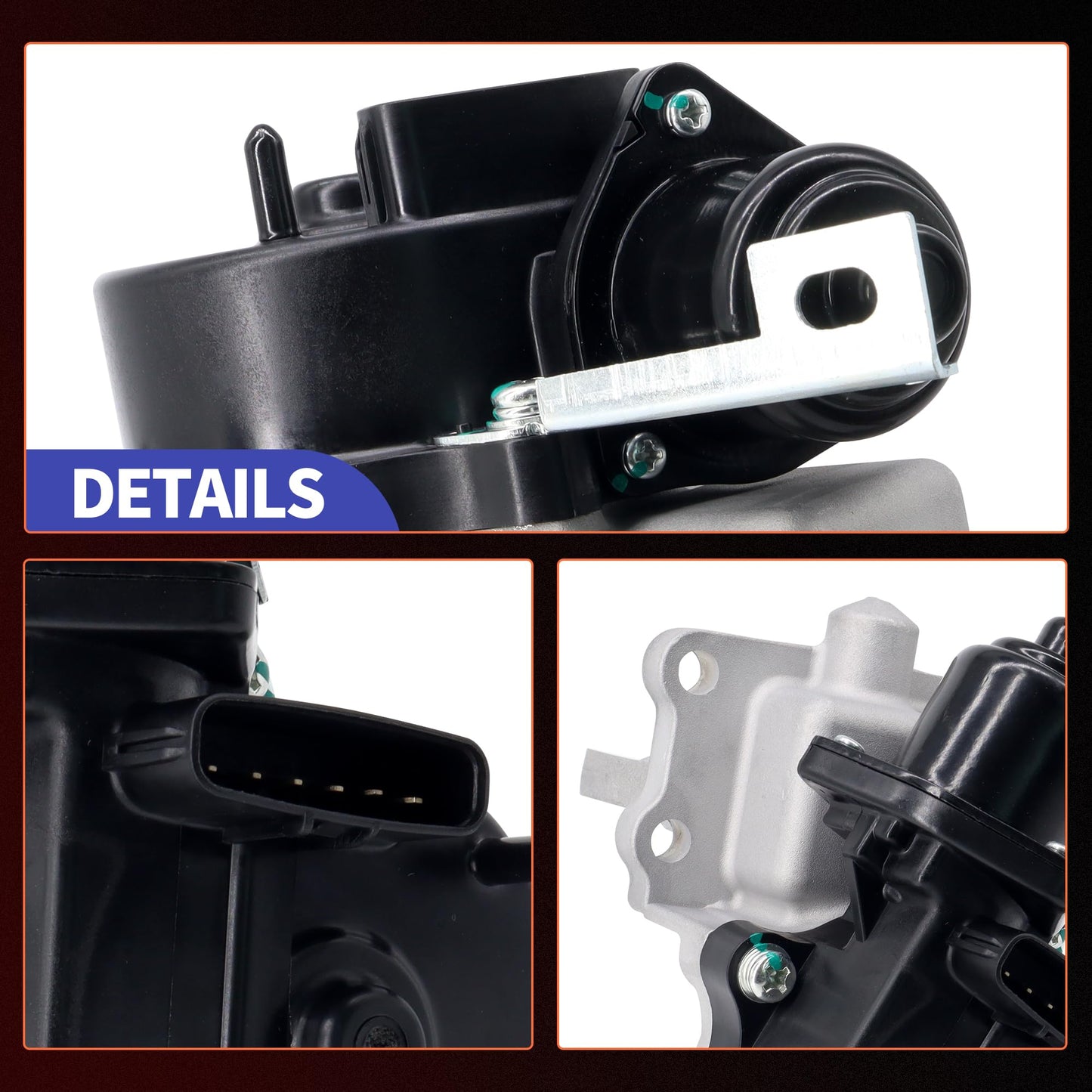 HiSport Front Differential Vacuum Actuator Assembly 4WD 4140034010 Replacement For Toyota 4Runner, Tacoma Base, Sequoia Limited & Tundra 2000-2007 Replace 41400-34012