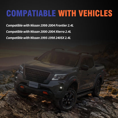 HiSport Engine Valve Cover Gasket - Compatible with Nissan 1998-2004 Frontier 2.4L Compatible with Nissan 2000-2004 Xterra 2.4L Compatible with Nissan 1995-1998 240SX 2.4L - Replace VS50550R