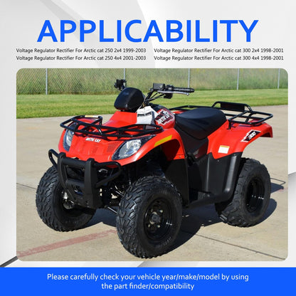 HiSport 32800-05300 Voltage Regulator Rectifier Compatible with Arctic cat 250 2x4 1999, 2000, 2001, 2002, 2003 4x4 2001, 2002, 2003 300 2x4 1998, 1999, 2000, 2001 4x4 1998, 1999, 2000, 2001