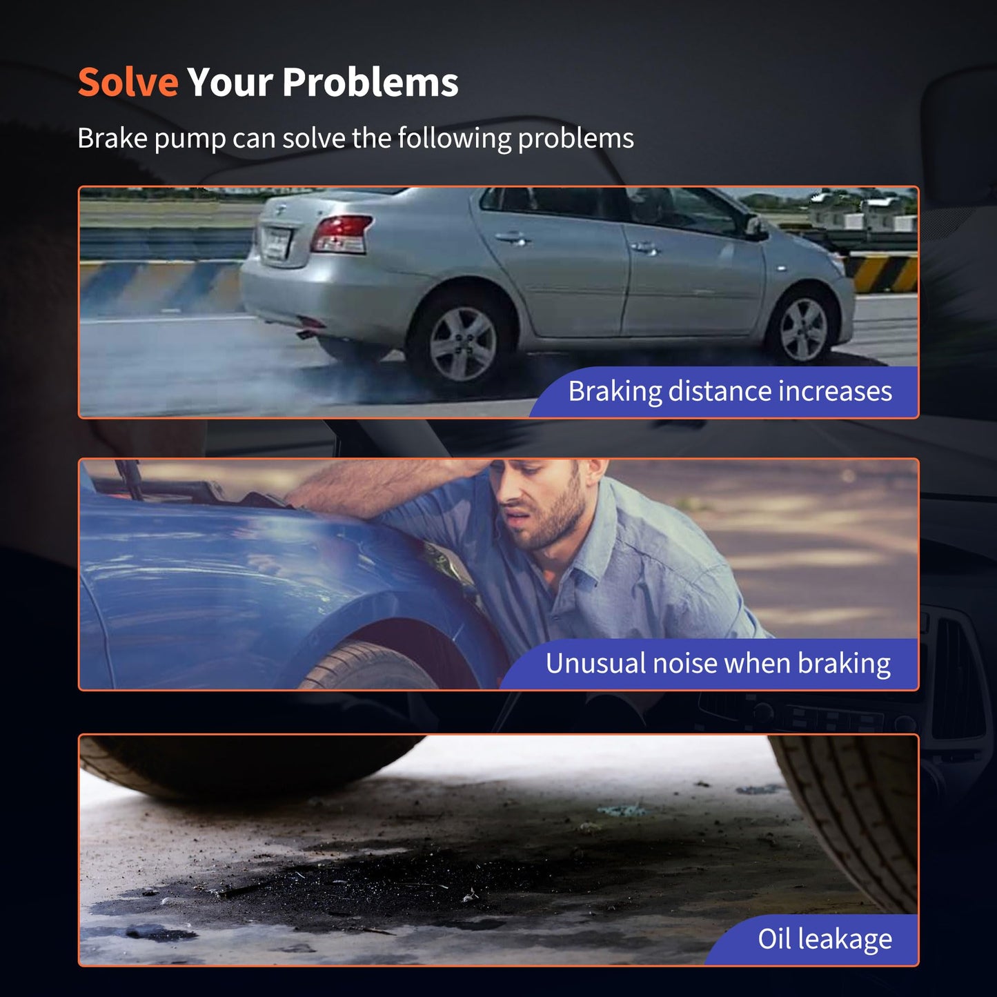 HiSport Brake Master 472013D350 Cylinder with Reservoir and Cap Compatible with Toyota 4Runner L4 2.7L 1996 1997 1998 1999 2000