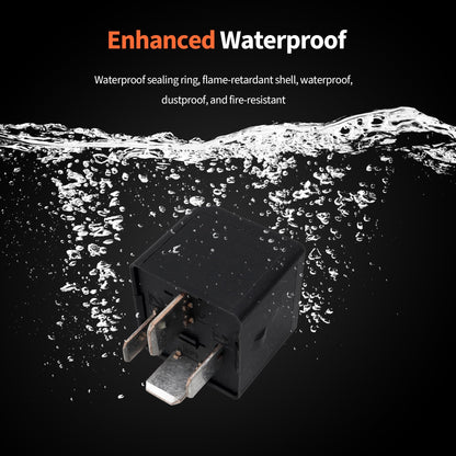 HiSport 12VDC 4 Pin Automotive Power Relay Multi Use V23136-J6-X48 61366901469 for E90 E91 E92 E93 CAS Module Compatible with BMW Cooper