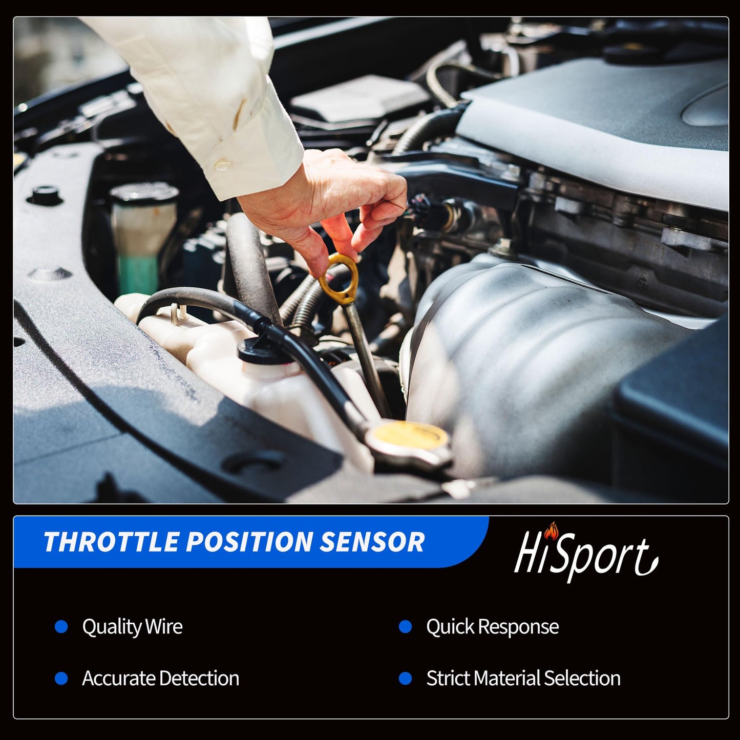 HiSport 213-895 TPS6009 Throttle Position Sensor Compatible with Chevy Astro Blaze C1500 C2500 G10 G20 G30 P30 S10 K1500 K2500 K3500 1991 1992 1993 1994 1995