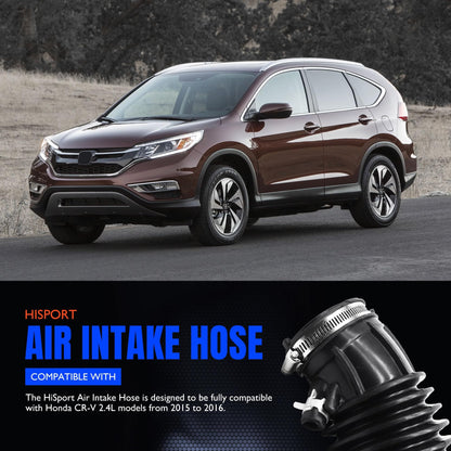 HiSport Air Intake Hose - Compatible with Honda CR-V 2.4L 2015-2016 Replacement for 17228-5LA-A00 Intake Duct Filter Tube Boot