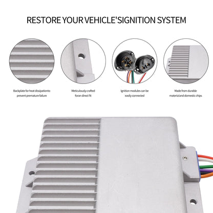 HiSport E8PF12A199AA Ignition Control Module ICM Compatible with American Motors AMX Concord Eagle,Ford E-100 E-150 E-250 E-350,Jeep Cherokee CJ5 CJ7,Lincoln Continental,Mercury Bobcat,VAM Gremlin