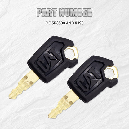 HiSport 5P8500 Heavy Equipment Master Keys Compatible with Cab Doors Side Panels Cat Padlocks Cat Dozers Backhoes Compactors Articulated Trucks Excavators Cat Equipment Battery