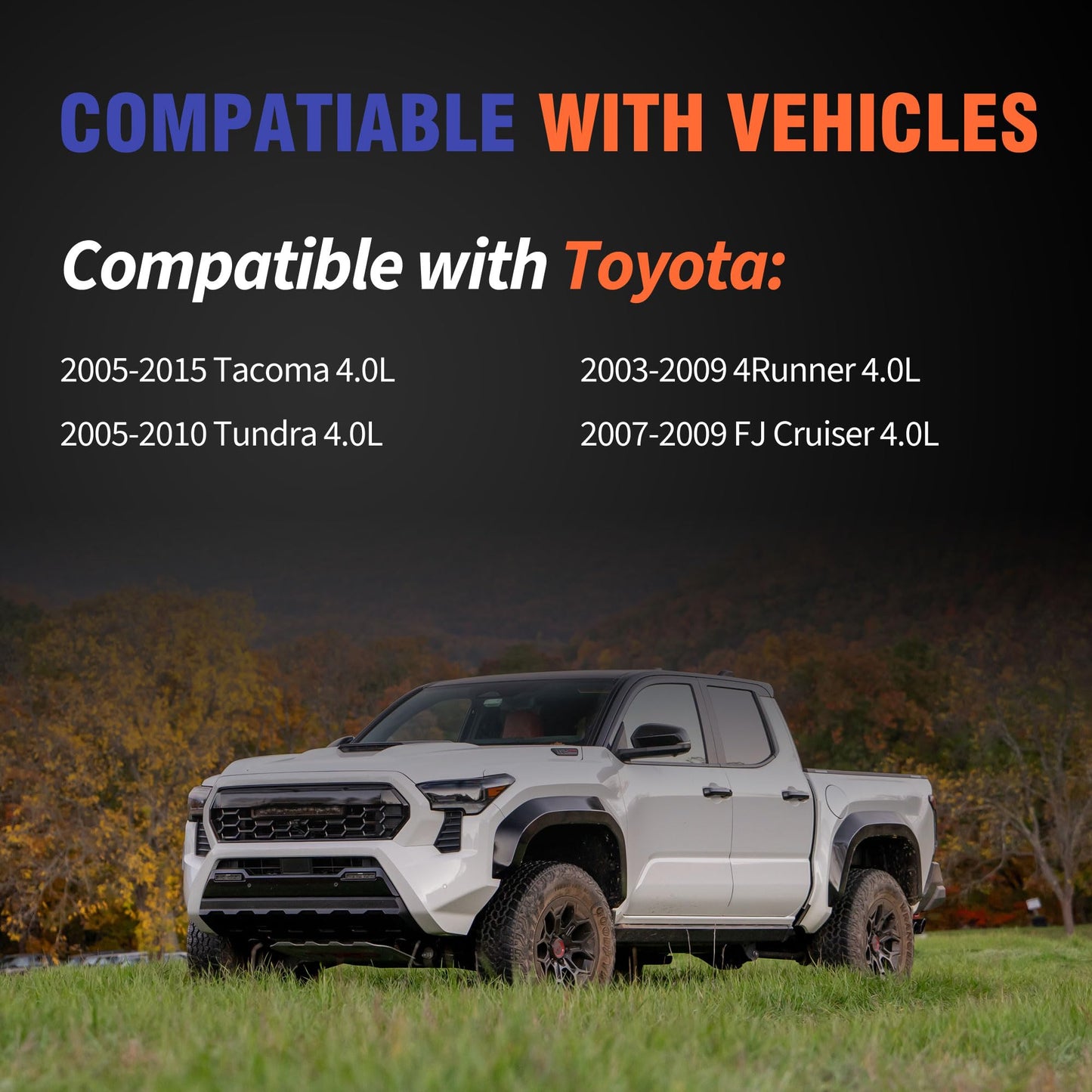 HiSport Valve Cover Gasket - Compatible with Toyota 2005-2015 Tacoma 4.0L 2005-2010 Tundra 4.0L 2003-2009 4Runner 4.0L 2007-2009 FJ Cruiser 4.0L - Replace VS50634R