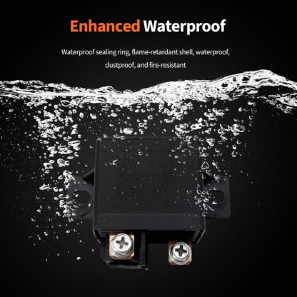 HiSport 75A 12V SPST-NO High Current Power Relay with Bifurcated Contacts Replacement for V23232-D0001-X001, 332002168