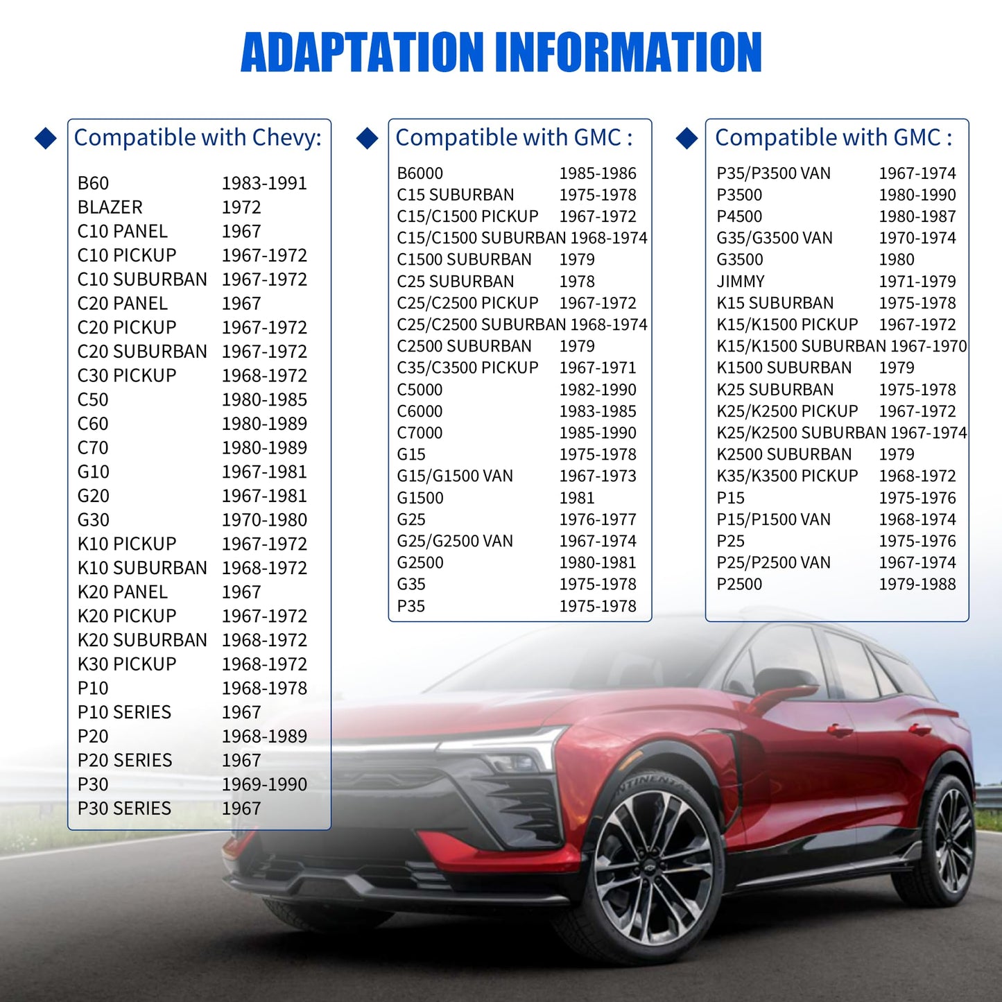 HiSport 1116683 Ignition Lock Cylinder Starter Switch in Dash with 2 Keys Compatible with Chevy GMC 1967-1979 Replace LS105,US84,1125,LS411