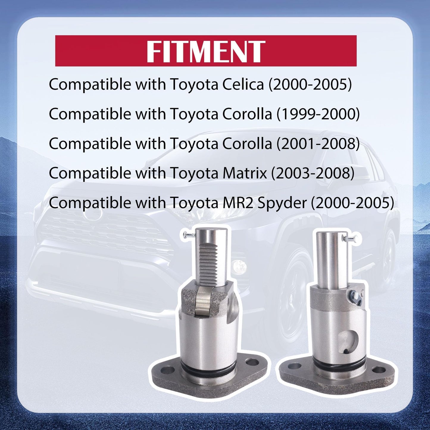 HiSport 13540-0D010 Cam Chain Tensioner Compatible with Chevrolet Prizm 1999 2000 2001 2002;Pontiac Vibe 2003-2008;Toyota Celica 2000-2005,Corolla 1999-2008,Matrix 2003-2008,MR2 Spyder 2000 2001-2005